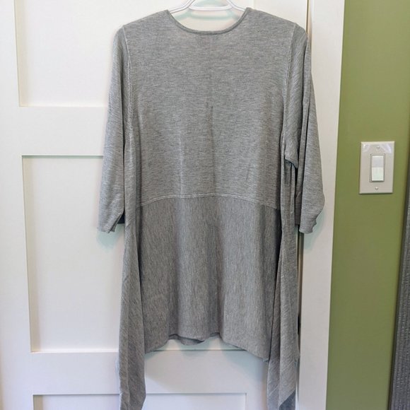 Laura Plus Grey Tunic Sweater 2X - Picture 4 of 12
